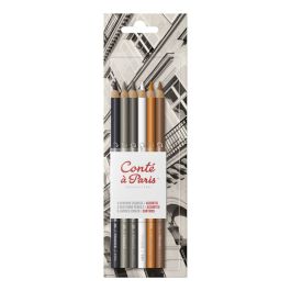 Conte a' Paris Sketching Pencils - Blister Pack of 6 - Assorted