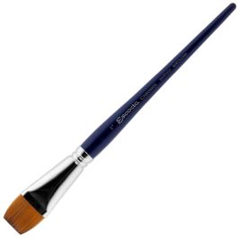 Escoda Chronos Synthetic Toray - RMIX Brush - Series 1352 - Bright - Short Handle - Size: 3/4