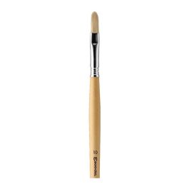 Escoda Clasico White Chungking Hog Bristle Brush - Series 4729 - Filbert - Long Handle - Size: 0