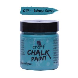 iCraft Chalk Paint Intense Ocean - Jar of 100 ML