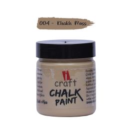 iCraft Chalk Paint Khakh Moss - Jar of 100 ML