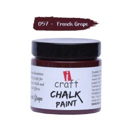 iCraft Chalk Paint French Grape - Jar of 250 ML