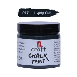 iCraft Chalk Paint Light Out - Jar of 250 ML