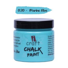 iCraft Chalk Paint Marine Blue - Jar of 250 ML