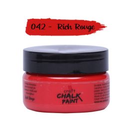 iCraft Chalk Paint Rich Rouge - Jar of 50 ML