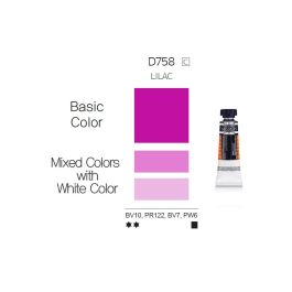 Mijello Mission White Class Hybrid Designers Gouache - Lilac (758) - 15 ML