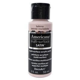 DecoArt Americana Multi Surface Satin Acrylic Paint - 59 ML (2 Oz) - Ballerina (560)