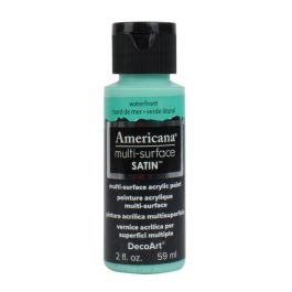 DecoArt Americana Multi Surface Satin Acrylic Paint - 59 ML (2 Oz) - Waterfront (566)