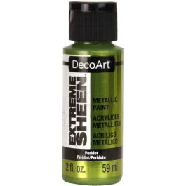 DecoArt Extreme Sheen Metallic Acrylic Paint - 59 ML (2 Oz) Bottle - Peridot (21)