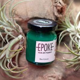 Epoke Art Epoxy Pigments Paste - 75 GM Bottle - Bus Green (Opaque)