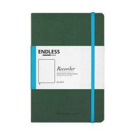 Endless Recorder - Forest Canopy (Green) - Tomoe River Paper - 68 GSM Blank A5 (8.3 x 5.6