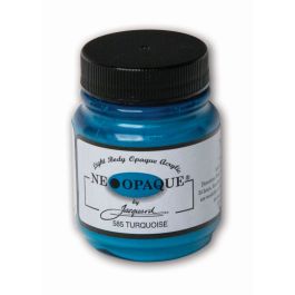 Jacquard Neopaque Fabric Colour - 2.25 Oz (66.54 ML) Jar - Turquoise (585)