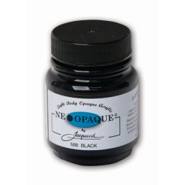 Jacquard Neopaque Fabric Colour - 2.25 Oz (66.54 ML) Jar - Black (588)