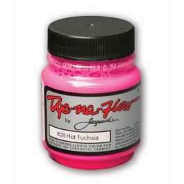 Jacquard Fabric Colours - Dye-Na-Flow - 66.54 ML (2.25 Oz) Bottle - Hot Fuchsia (808)