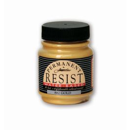 Jacquard Permanent Water-Based - Resist - 66.54 ML (2.25 Oz) Jar - Gold (882)