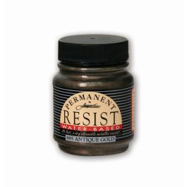 Jacquard Permanent Water-Based - Resist - 66.54 ML (2.25 Oz) Jar - Anitque Gold (885)