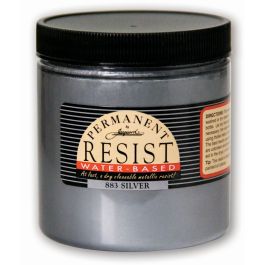 Jacquard Permanent Water-Based - Resist - 236.58 ML (8 Oz) Jar - Silver (883)