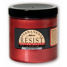 Jacquard Permanent Water-Based - Resist - 236.58 ML (8 Oz) Jar - Russet (888)