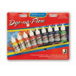 Jacquard - Dye-Na-Flow Pack - Exciter - Pack of 9 bottles of 14.79 ML (1/2 Oz)