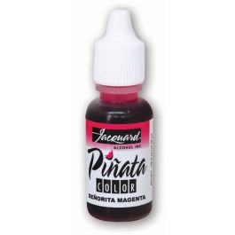 Jacquard Acid-Free Alcohol Inks - Pinata Colour - 14.79 ML (1/2 Oz) Bottle - Senorita Magenta (011)