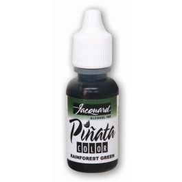 Jacquard Acid-Free Alcohol Inks - Pinata Colour - 14.79 ML (1/2 Oz) Bottle - Rainforest Green (023)