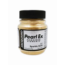 Jacquard Pearl Ex Powdered Pigments - 0.75 Oz (21.26 GM) Jar - Sparkle Gold (657)