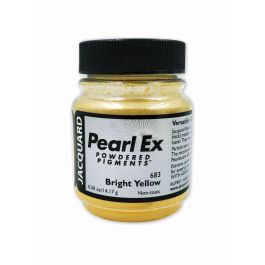 Jacquard Pearl Ex Powdered Pigments - 0.50 Oz (14.17 GM) Jar - Bright Yellow (683)