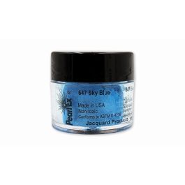 Jacquard Pearl Ex Powdered Pigments - 0.11 Oz (3 GM) Jar - Sky Blue (647)