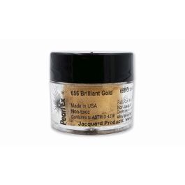 Jacquard Pearl Ex Powdered Pigments - 0.11 Oz (3 GM) Jar - Brilliant Gold (656)