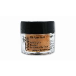 Jacquard Pearl Ex Powdered Pigments - 0.11 Oz (3 GM) Jar - Aztec Gold (658)