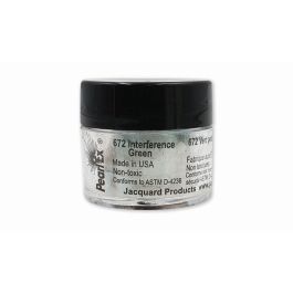 Jacquard Pearl Ex Powdered Pigments - 0.11 Oz (3 GM) Jar - Interference Green (672)