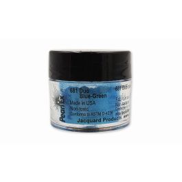 Jacquard Pearl Ex Powdered Pigments - 0.11 Oz (3 GM) Jar - Duo Blue-Green (681)