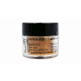 Jacquard Pearl Ex Powdered Pigments - 0.11 Oz (3 GM) Jar - Knox Gold (690)