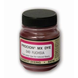 Jacquard Fabric Colours - Procion MX - Fiber Reactive Cold Water Dyes - 18.71 GM (2/3 Oz) Bottle - Fushsia (040)