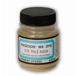 Jacquard Fabric Colours - Procion MX - Fiber Reactive Cold Water Dyes - 18.71 GM (2/3 Oz) Bottle - Pale Aqua (210)