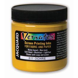 Jacquard Versatex Screen Printing Ink - 4 Oz (118.29 ML) Jar - Ochre (311)