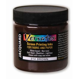 Jacquard Versatex Screen Printing Ink - 4 Oz (118.29 ML) Jar - Brown (314)