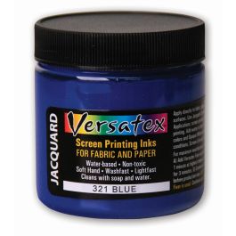 Jacquard Versatex Screen Printing Ink - 4 Oz (118.29 ML) Jar - Blue (321)