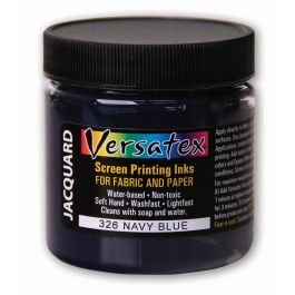 Jacquard Versatex Screen Printing Ink - 4 Oz (118.29 ML) Jar - Navy Blue (326)