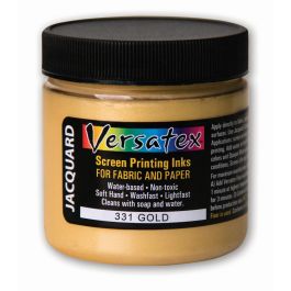 Jacquard Versatex Screen Printing Ink - 4 Oz (118.29 ML) Jar - Gold (331)