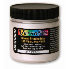 Jacquard Versatex Screen Printing Ink - 4 Oz (118.29 ML) Jar - Pearl (347)