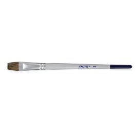 Factis Flat Paintbrush - 70% Goat Hair + 30% Synthetic Hair Brush - Series 232 - Short Handle - Size: 14