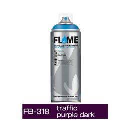 Flame Blue Low Pressure Acrylic Spray Paint 400 ML - Traffic purple dark