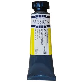 Mijello Mission Titanium Class Gouache for Design - Lemon Yellow (203) - 15 ML