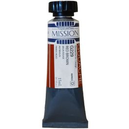 Mijello Mission Titanium Class Gouache for Design - Red Brown (229) - 15 ML