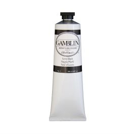 Gamblin Artists' Oil Colour - Tube of 150 ML - Ivory Black (360)