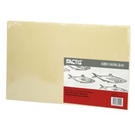 Factis Rubber Engraving / Carving Block - Beige - Large (28 cm x 15 cm)