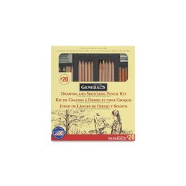 General's Drawing & Sketching Pencil Set - Art Set of 21 Pieces