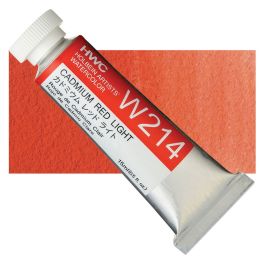 Holbein Artists' Watercolour - Tube of 15 ML - Cadmium Red Light (214)