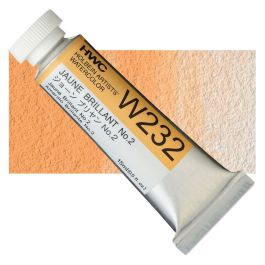 Holbein Artists' Watercolour - Tube of 15 ML - Jaune Brilliant #2 (232)